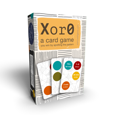 Xor0 card game box